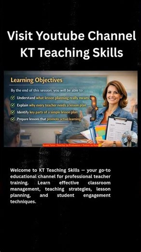 Lesson Planning Basics | Why Every Teacher Needs a Lesson Plan | Teacher Training Session