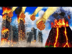 Volcano Eruption Destruction | Teardown