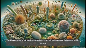 Pyrimidine nucleotide biosynthesis in biology