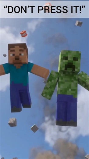 “I Told Him NOT To Press It… 😭#minecraft#gaming#shorts#funny#viral