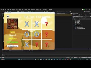 🎮 XO Game (Tic Tac Toe) | C# WinForms Project | Beginner C# GUI App