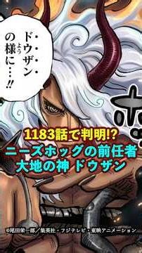 【ワンピース】ニーズホッグの前任者“大地の神ドウザン”の正体 ※最新話ネタバレ注意 #ワンピース #onepiece #考察