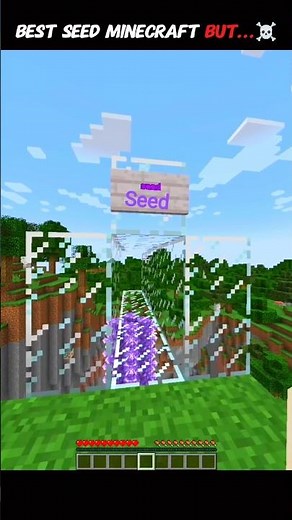 Best Seed For Minecraft But....☠️