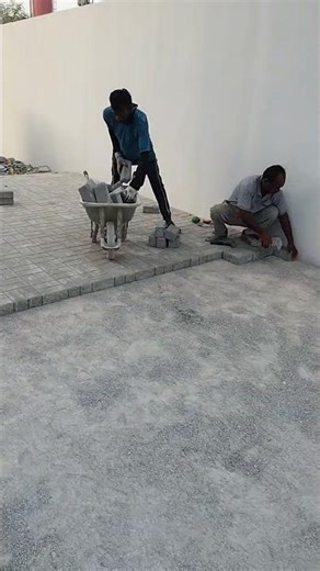 Interlock Work #civilengineering #dubai