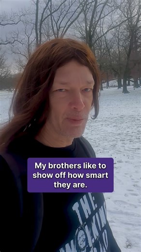 @the_walking_dad_jokes on Instagram: "Anyone else the “not-quite-as-smart one” in the family? #thewalkingdad #dadjokes #brothers #smart #daryldixon"