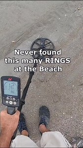 Found a lot of RINGS on the beach when I was metal detecting, and all these rings for gold, some with diamonds,. I so #metaldetecting #beach #foryou #goldhunting #treasurehunt #treasurehunting #treasure #gold #seek #underwater | Underwater Exploration
