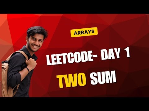 Two Sum Problem Explained in Java | LeetCode Easy | Step-by-Step Tutorial