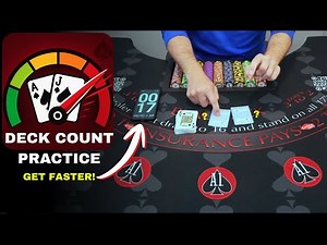 Deck Count Drill Faster and Faster - Card Counting Practice