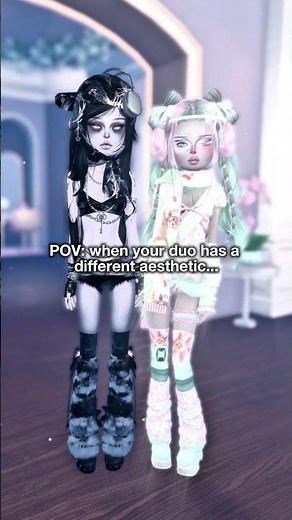 POV: WHEN YOUR DUO HAS A DIFFERENT AESTHETIC IN DRESS TO IMPRESS...