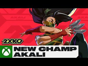 xbox 2xko akali gameplay reveal trailer 2026 xbox series x|s