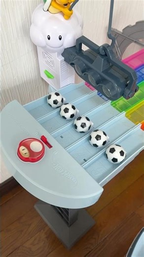 Marble run soccer ball！colorful ５course.