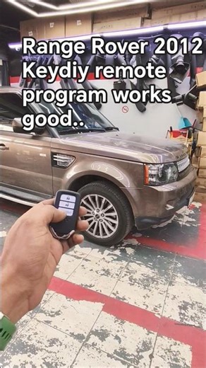 Range Rover 2012 Keydiy remote program.. #rangerover #jafry_auto #keyprogramming #smartkey