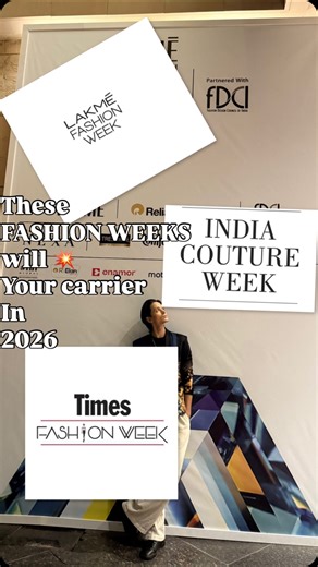 Become Fashion Model on Instagram: "Target these Fashion Weeks in 2026 🔥 • #model #modeling #fashionweek #indiafashionweek #lakmefashionweek"