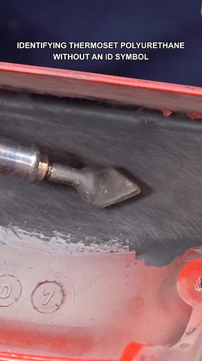 Thermoset polyurethane (PUR) is pretty easy to identify and repair if you have the right knowledge and tools! PUR plastic was a popular plastic used on bumper covers in the 70s and 80s, and it is still used today. Ask the experts at #polyvance if you have any #plasticrepair questions.