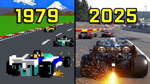 历代F1游戏 1979 - 2025【Game Evolutions】