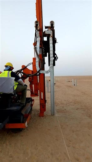 Drilling Driver Solar Pole Beating Machine Ground Screw Machine Use for Photovoltaic Park
