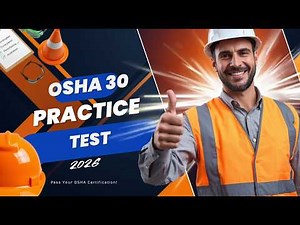 OSHA 30 Construction Practice Test 2026 80 Real Questions-Must Know