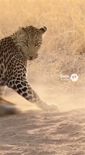 Small Cat vs Big Cat… Who Wins 😼🐆 #cat #wildanimals #wildlife