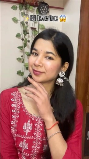 DIY Ear Chain Hack ✨ Turn Any Earrings into a Stylish Ear Chain ✨