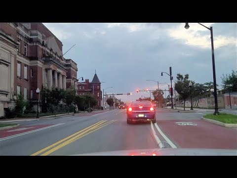 Evening Drive in Baltimore City 🚗 | Exploring Residential Neighborhood Streets at Dusk 🇺🇸