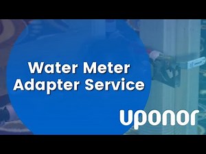 Water Meter Adapter Service | Uponor