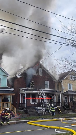 47K views · 344 reactions | Structure fire - Dupont Street - Moxham - City of Johnstown - 11/18/2025 8:29am Cambria Scanner Alert | Cambria Scanner Alert | Facebook