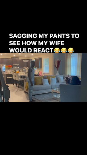 SAGGING MY PANTS TO SEE HOW MY WIFE WOULD REACT | C miller TV
