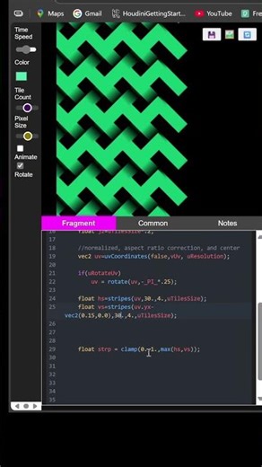 from blender to glsl #shaders #imagefx #creativecoding