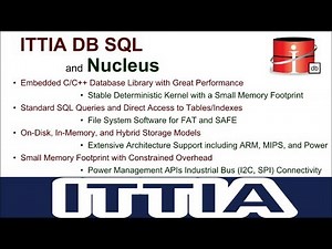 Getting started with ITTIA DB SQL on Nucleus