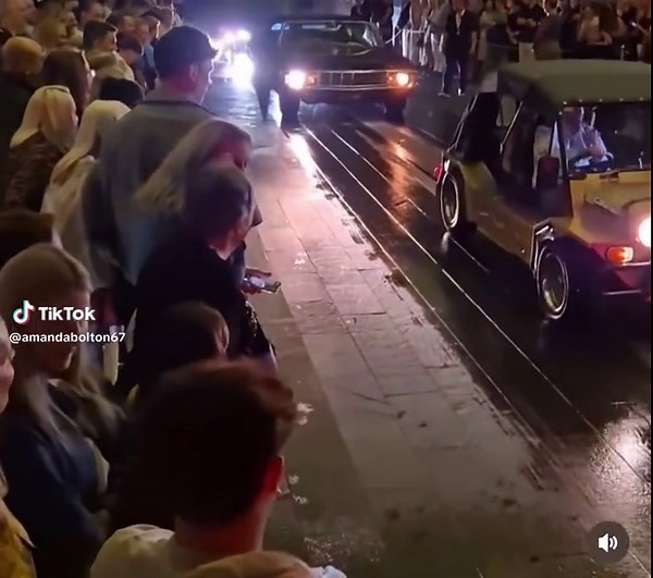 Classic Chevy Impala Drop-off at Formal Event