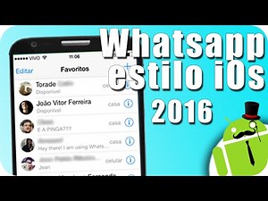 PERSONALIZA TU WHASTAPP AL ESTILO IOS - GRATIS SIN BANEOS