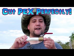 Secret to Cutting PEX Perfectly Straight Everytime Revealed! | Manifest Practicality E010