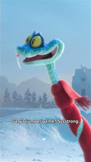 Gary's xmas jumper is sssuperb 🐍❄️ | Zootropolis 2 @DisneyUK