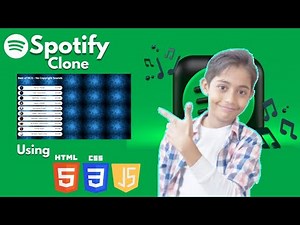 🔴Build a Stunning Responsive Spotify Clone Using Html , Css And Javascript