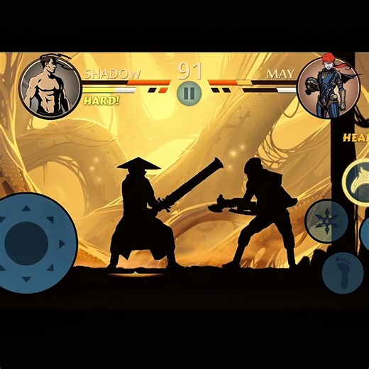 Shadow Fight 2: Shadow Vs May #shadowfight2 #viralshort #edit
