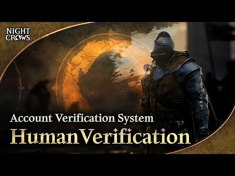 [NIGHT CROWS] Verifying Your Account for NIGHT CROWS