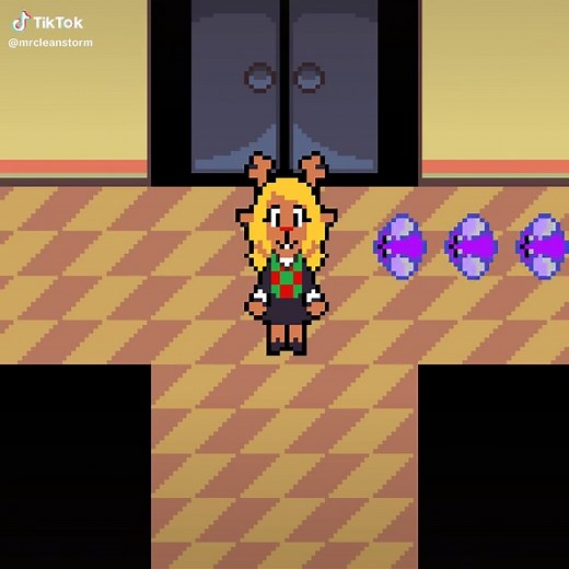 Noelle's Rat Dance Animation in Deltarune