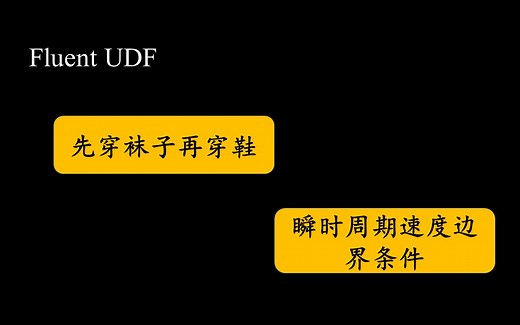 【UDF】成年人的第二条UDF：瞬时周期速度边界条件