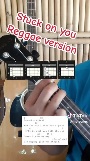 stuck on you by Lionel richie reggae version #fyp #tiktok #TikTokPromote #cover #chords #ukulele #ukuleletutorial #chill #reggae #lionelrichie #stuckonyou #iwannagolive #philippines #acousticcovers #rasta #provincelife #pinoymusic
