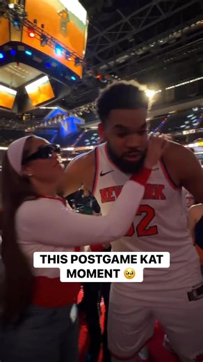 750K views · 12K reactions | Karl-Anthony Towns takes a postgame moment with his loved ones! ❤️  NYK will play winner of SAS/OKC in Emirates NBA Cup Championship  Tuesday, 8:30 PM ET, Prime | NBA | Facebook