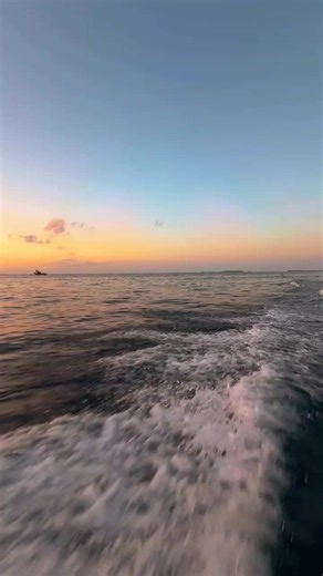 Offshore Sunset View: A Seafarer's Peaceful Moment ⚓