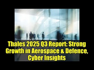 Thales 2025 Q3 Report: Strong Growth in Aerospace & Defence, Cyber Insights