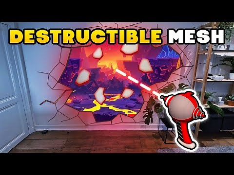 Destructible Global Mesh Effect - Unity Meta XR Tutorial