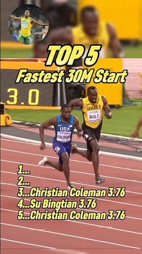 Top 5 Fastest 30m Splits in 100m Sprint History!