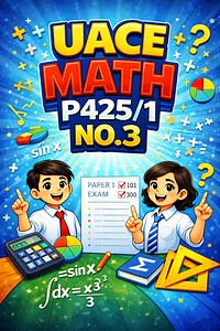 UACE Maths 2025: Understanding Differentiation Concepts
