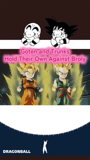 Goten and Trunks Challenge Broly in Epic Battle