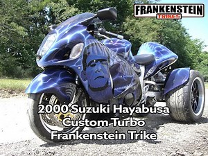 2000 Turbo Suzuki Hayabusa Trike - Frankenstein Trikes