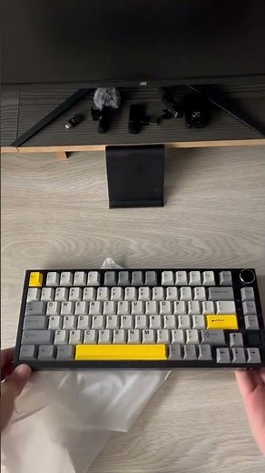 AJAZZ AK820 PRO Wireless Mechanical Keyboard | RGB, LCD Screen, Hot-Swap, Triple-Mode