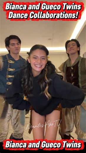 WOW! BIANCA UMALI AND GUECO TWINS DANCE COLLABORATION!❤️ #shorts