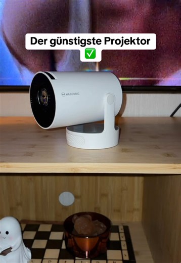 Toller Projektor für kleines Geld #magcubic #magcubicprojector #TikTokShopdeutschland #unboxyourdeals #weihnachtsdeals